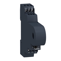 Relé de Monitoreo de Sobrecarga de Corriente RM17JC00MW, Trifásico, Montaje en Riel DIN, SPDT, Rango de Detección Ajustable de 2A a 20A, 240V