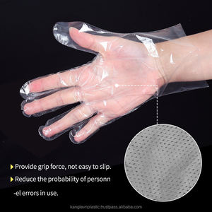 Guantes Desechables de LDPE, Guantes Transparentes de Polietileno Sin Polvo para Manipulación de Alimentos, para Limpieza de Cocina de Restaurantes, Talla Grande - Product Image 4