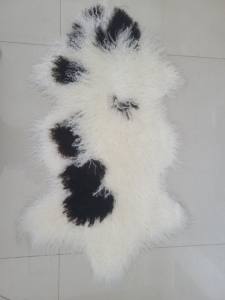 Alfombra <span class=keywords><strong>de</strong></span> <span class=keywords><strong>piel</strong></span> <span class=keywords><strong>de</strong></span> <span class=keywords><strong>cordero</strong></span> tibetana con manchas naturales, Alfombra <span class=keywords><strong>de</strong></span> <span class=keywords><strong>piel</strong></span> <span class=keywords><strong>de</strong></span> <span class=keywords><strong>cordero</strong></span> mongol tibetano - Product Image 4