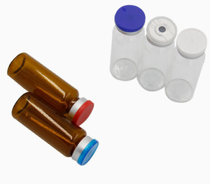 Lyophilized Powder Skin Care Plastic Vials Clear Amber Light-<b>proof</b> Glass+Custom Cap Sterile Eco-Friendly Peptide Serum - Product Image 2