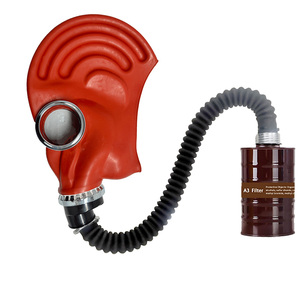 หน้ากากป้องกันใบหน้าแบบเต็มหน้า JM1 ทำจากยาง พร้อมไส้กรองคาร์บอนแบบเปลี่ยนได้ ใช้ซ้ำได้ ล้างทำความสะอาดได้ สำหรับสารเคมี - Product Image 1