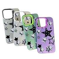 Coques de téléphone antichoc de luxe à motif étoile pour iPhone 17 Air 16 15 Plus Pro Max 14 13 12 11 X – Housse de protection personnalisable avec logo