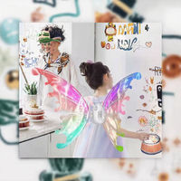 Meistverkaufte LED Elektrische Musik-Schmetterlingsflügel, Leuchtende Engelsflügel für Kinder als Halloween- und Weihnachtsparty-Accessoire