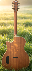 Geake G-6 41-Inch Acoustic Dual-Use Guitar Spruce Mahogany Body Matte Pick-up High Quality Cutaway Music Factory - Product Image 4