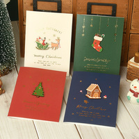 Carte de vœux créative pliable pour enfants SYC Noël et Thanksgiving - Petite carte en papier