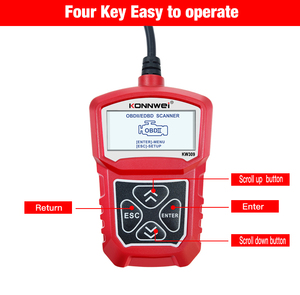 KW309 Scanner Automotriz <span class=keywords><strong>OBD</strong></span> II obd2 lettore di codice auto macchina diagnostica per tutte le auto - Product Image 3