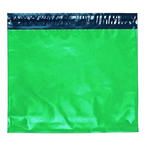 Sac en PE vert à trois soudures latérales, sac poubelle jetable en plastique thermosoudable - Product Image 1