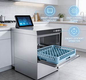 Lavastoviglie Automatica Scepta con Funzionamento Semplice, Cicli Regolabili, Acciaio Inox 304, 3000-5000W, 1 Anno di Garanzia per Cucina - Product Image 1