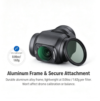 Kit de 4 filtres ND magnétiques FL-P5 pour DJI Osmo Pocket 3, Pocket 4, Xtra, Muse – Multi-couches, réduction de la lumière pour caméra vidéo portable