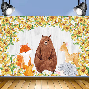 Fondo <span class=keywords><strong>de</strong></span> safari en el bosque tropical, accesorios para fotomatón <span class=keywords><strong>de</strong></span> baby shower para recién nacidos, fotografía <span class=keywords><strong>de</strong></span> animales <span class=keywords><strong>de</strong></span> la selva, suministros para fiesta <span class=keywords><strong>de</strong></span> primer cumpleaños <span class=keywords><strong>de</strong></span> niño - Product Image 5