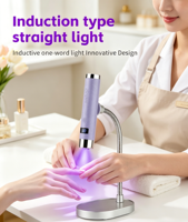 SNRQI Lampe à Ongles Bas Prix Personnalisée G1 AI, Lampe à Ongles Intelligente AI 2 Minuteurs, Lampe UV LED de Séchage Gel 10S, Lampe UV sans Fil 1H pour Ongles