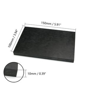 Othmro Black <strong>ABS</strong> Plastic <strong>Sheet</strong> 1.5mm Thick 2Pcs Printable Rigid Durable Board (Matte Finish) Customizable Packaging DIY Home - Product Image 2