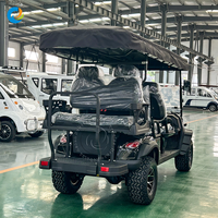 Voiture de golf tout-terrain haute performance Robetaa 6 places, voiturettes de golf chinoises, buggy de golf surélevé motorisé