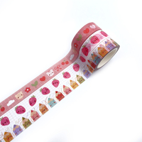 Rubans Washi Personnalisés en Gros avec Impression sur Mesure, Motifs Adorables, Ruban Washi Indien