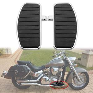 Repose-pieds avant universels pour Honda VTX 1800 1300 pour Yamaha V-STAR XVS400 XV250 - Product Image 1