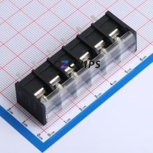 DBT40S-9.5-6P-BK-P Barrier Terminal Block P=9.5mm Connector ( Barrier Type: Two Sides )( Pitch: 9.5mm )( Construction: 1x6P ) - Product Image 1