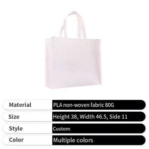 High Load-Bearing Capacity Stock <b>Pla</b> Shopping Bags Ideal for Gift Shoe Apparel Packaging Eco-Friendly & Reusable - Product Image 2