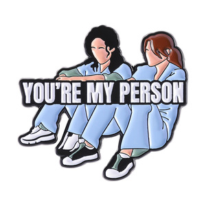 Cross-border Nova Personalidade Filme Série Crepúsculo Preto Níquel Metal Broche Criativo Desenhos Animados Vampire Modelagem Acessórios Emblema - Product Image 3