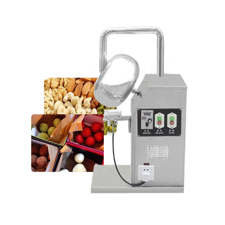 По-300 Горячая продажа мини конфеты арахиса попкорн орех закуска шоколадное покрытие машина с внутренней и внешней системой отопления