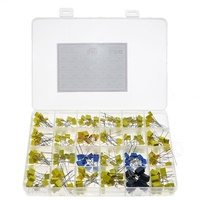 Kit de condensateurs de correction 240 pièces 63V-100V 102J-105J, emballage en boîte plastique, coefficient de température 10%