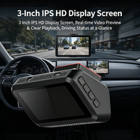 VIEVGUARB VS1135 Cámara para Coche con Grabación de Vídeo, Monitor de Estacionamiento, Grabación en Bucle, Visión Nocturna, Sensor G, Control por Aplicación, 4K UHD 1080P, Doble Lente