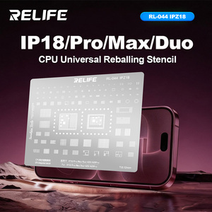 Plantilla de Reballing para CPU RELIFE RL 044 IPZ18, Grosor de 0.12mm, Plantilla de Soldadura BGA para Reparación de Placas Base de Teléfonos IP18 PM Duo <span class=keywords><strong>A20</strong></span> A20Max - Product Image 3