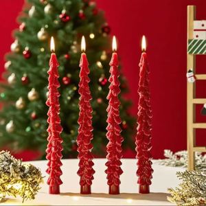 Bougies coniques parfumées créatives en gros pour la décoration intérieure, idéales pour le Nouvel An et les décorations d'arbre de Noël - Product Image 3