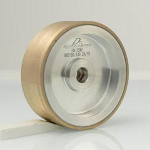 Meule diamantée Bluediamond HN-35W, largeur de face 1/2 po, grain moyen, pour chanfreinage grossier et fin, pièces de machine à chanfreiner - Product Image 2