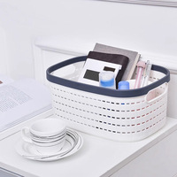 Panier de rangement rectangulaire, panier de rangement écologique, panier de rangement en plastique pour la décoration de la maison