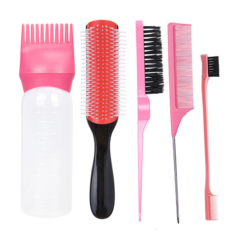 Juego de peines para el cabello de 5 piezas.