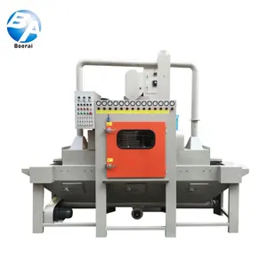 Automatic sandblasting machine for plastic deburring & edge