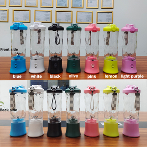 Mixeur Portable 600ML, Bouteille d'Eau Électrique Personnelle avec Couvercle, <span class=keywords><strong>Shaker</strong></span> à Fruits et Poudres, Gobelet Mixeur USB pour Glace - Product Image 6