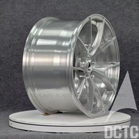 Jantes de voiture neuves en alliage forgé brossé DCTC 17x7.5/18x7.5 25mm ET PCD 5x114.3, design multi-rayons, garantie 5 ans, compatibles CRV