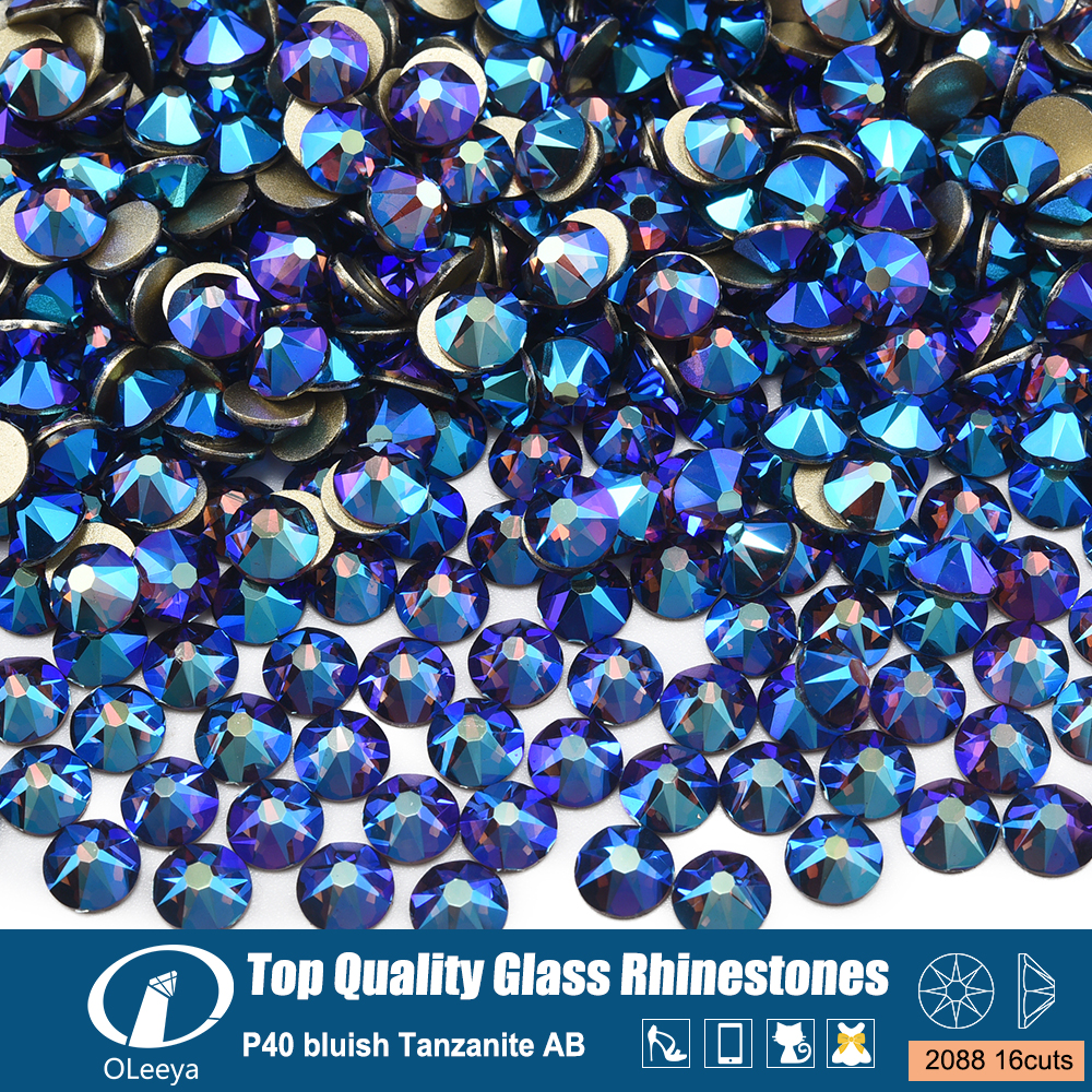 P40 Tanzanite AB bleuâtre