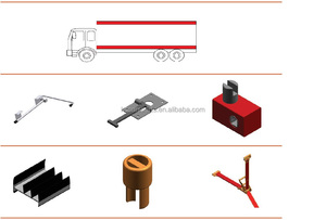 <b>Curtain</b> Cuted End Plug <b>Curtain</b> Tension Systems Brass Copper Axle to Wheel Connector Truck and Trailer - Product Image 6