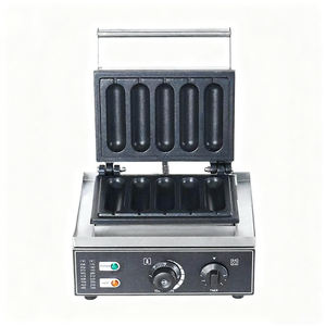 Máquina de gofres eficiente con superficie antiadherente capaz de hacer palitos de leche sabrosos y gofres para perros calientes, ideal para restaurantes - Product Image 2