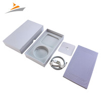 Boîtes d'emballage de téléphone universelles écologiques personnalisées avec logo de marque imprimé, prix d'usine, boîtes de téléphone mobiles blanches vides à vendre