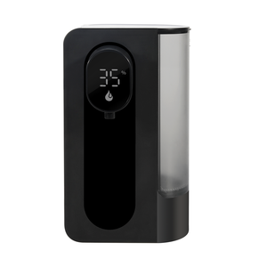 Dispensador <span class=keywords><strong>de</strong></span> <span class=keywords><strong>jabón</strong></span> líquido automático negro montado en la <span class=keywords><strong>pared</strong></span>, dispensador <span class=keywords><strong>de</strong></span> champú <span class=keywords><strong>de</strong></span> Gel con pantalla LED, recargable, para baño y hotel - Product Image 1