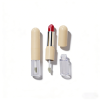 Emballage personnalisé pour tubes de rouge à lèvres et gloss à lèvres 2-en-1 à double tête pour contenants de maquillage des lèvres