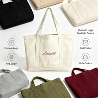Maßgefertigte Bestickte Leere Wiederverwendbare Robuste Einkaufstasche Lifestyle-Geschenk Baumwoll-Canvas-Tragetasche mit Logo für den Täglichen Gebrauch