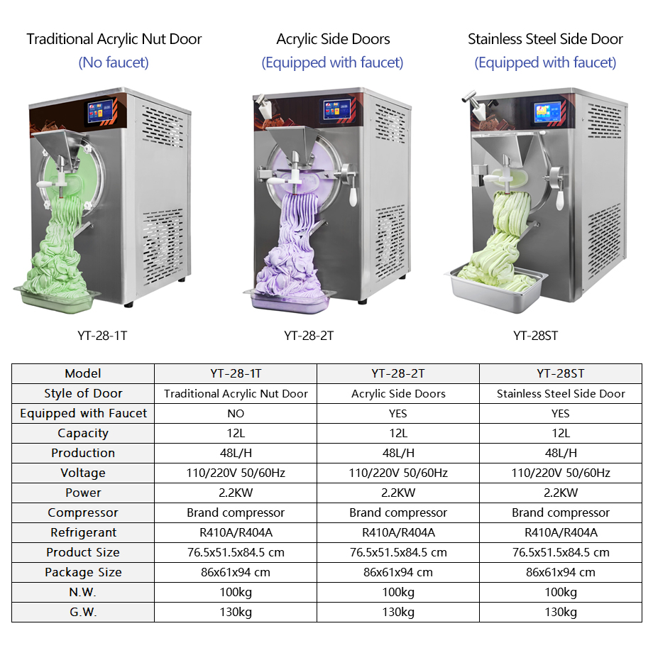 gelato ice cram maker machine