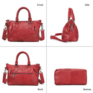 Cartera Luxury Genuine Leather Solid Color Open Closure Fashion Women's <b>Large</b> Capacity Shoulder & Crossbody <b>Handbag</b> - Product Image 5