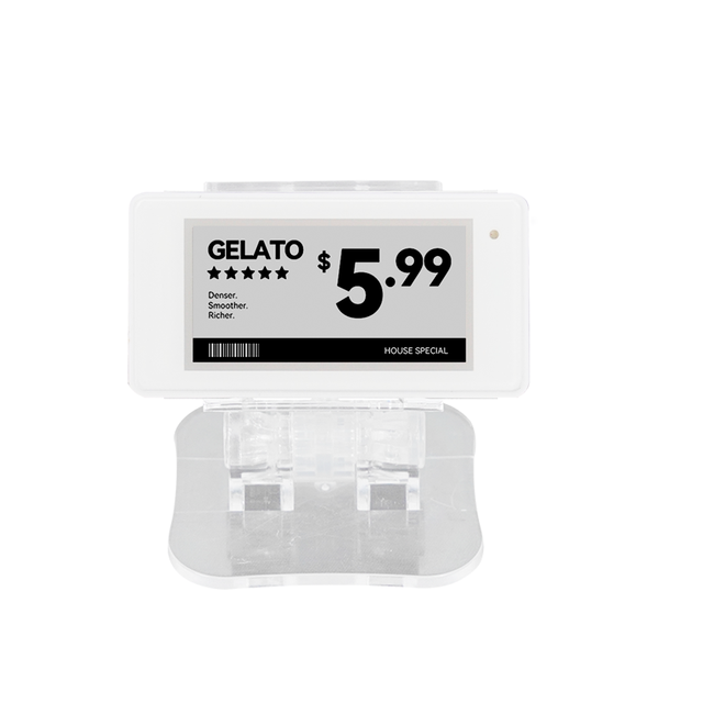 Superwin 2.13 Inch Freezer Proof White Monochrome ESL Electronic Shelf Label Anti-frost Low Temperature BLE Digital Price Tag