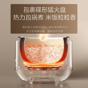 Midea Mini Rice <b>Cooker</b> 3L Electric Non-Stick Inner Pot Smart Cooking With <b>Timer</b> For Home Use - Product Image 2