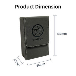 Jeu de cartes de tarot Torson 100+ en cuir PU écologique avec boîte de rangement à coins carrés compatible avec les jeux de société - Product Image 3