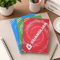 Cahier d'exercices scolaire OEM à reliure thermique, couverture en papier de taille personnalisée, fabricant de cahiers d'exercices de pratique