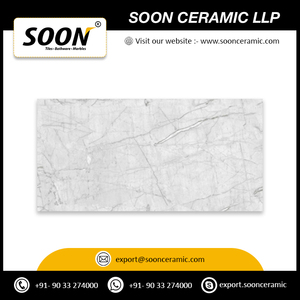 กระเบื้องปูพื้นและผนังเซรามิก Soon Ceramic I Genova Porcelain ขนาด 600x600 มม. ผิวมันเงา กันลื่น ดีไซน์แบบดั้งเดิม เหมาะสำหรับห้องนอนและห้องนั่งเล่น - Product Image 2
