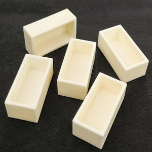 Creuset en céramique d'alumine (oxyde d'aluminium) 99,7 %, 30 ml, 39x28x47 mm, pour la combustion et la découpe, pour utilisation en four à haute température - Product Image 5