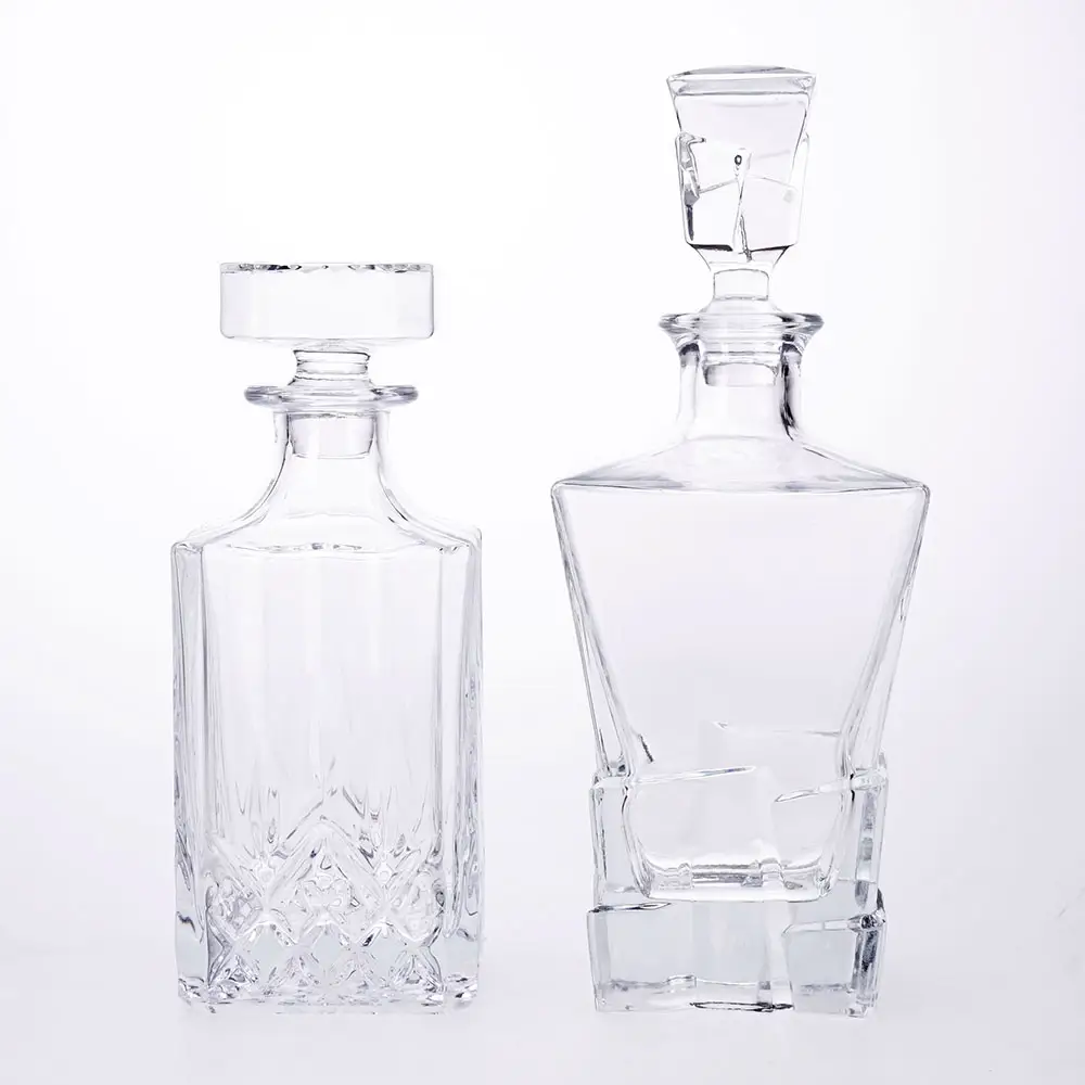 Vista Groothandel Lege Drank Xo Glazen Fles Unieke Vormige Brandy Geesten Super Flint 750Ml Glazen Flessen Met Deksels