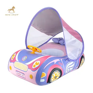 Hoye artisanat siège de voiture gonflable anneau de natation en forme de voiture flotteur de natation piscine jouets flottants pour bébé